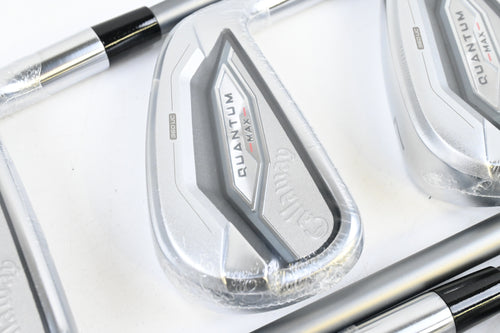 Callaway Quantum Max Irons / 5-PW / Regular Flex Denali Frost Silver 60 Shafts