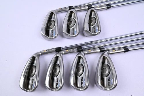 Ping G Series Irons / 5-PW+SW / Yellow Dot / Stiff Flex Ping AWT 2.0 Shafts