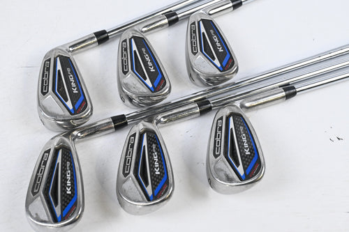 Cobra King F8 One Length Irons / 5-PW / Regular Flex True Temper One Flighted Shafts