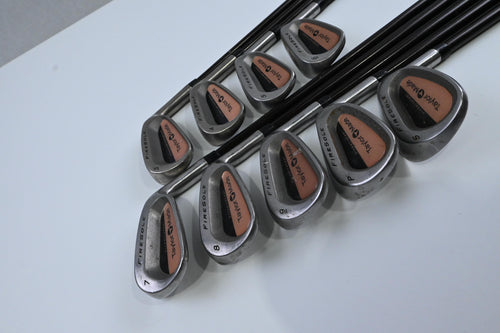 Taylormade Firesole Irons / 3-PW+SW / Stiff Flex Taylormade Bubble 90 Shafts