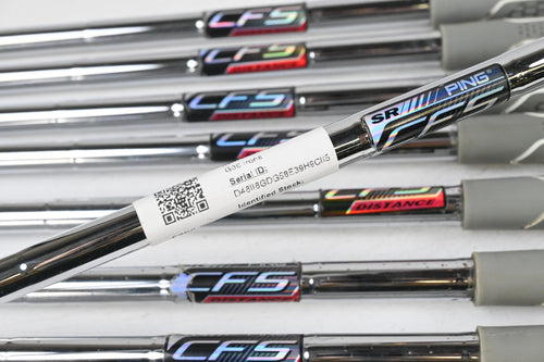 Ping G30 Irons / 5-PW+GW+SW / Green Dot / Senior Flex Ping CFS Shafts