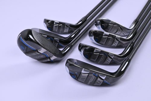 Cobra T-Rail Hybrid Combo Irons / 5-PW+SW / Regular Flex Ultralite 50 Shafts