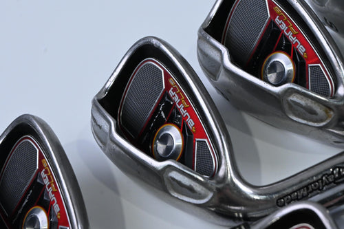 Left Hand Taylormade Burner Plus Irons / 4-PW+SW / Regular Flex Burner 85 Shafts