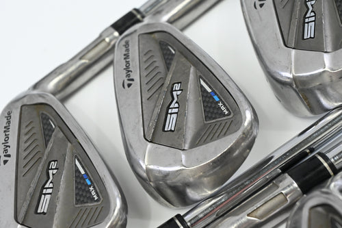 Taylormade SIM2 Max Irons / 6-PW+SW+LW / Stiff Flex KBS Max MT 85 Shafts