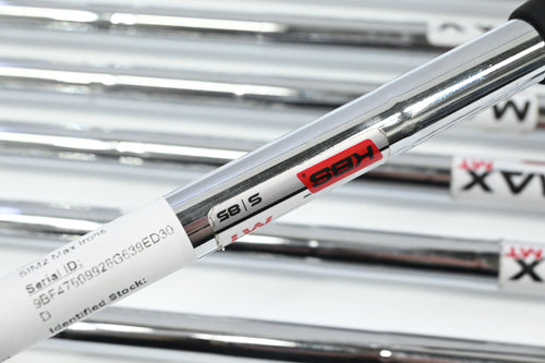 Taylormade SIM2 Max Irons / 6-PW+SW+LW / Stiff Flex KBS Max MT 85 Shafts