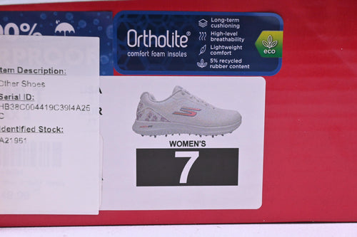 Ladies Skechers Go Golf Shoes / UK 4 / White