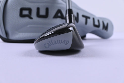 Callaway Quantum Max #4 Hybrid / 21 Degree / Regular Flex Denali Frost Silver 60