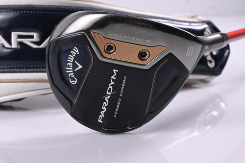 Callaway Paradym #5 Wood / 18 Degree / Stiff Flex Ventus Velocore TR Red 7 Shaft