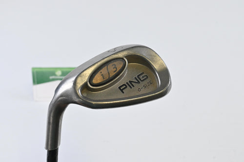 Left Hand Ping i3 O-Size Sand Wedge / 56 Degree / Silver Dot / Regular Flex Ping