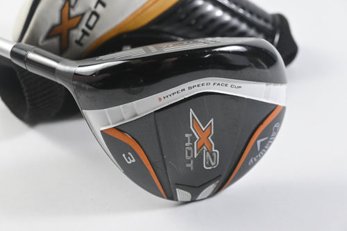 Left Hand Callaway X2 Hot #3 Wood / 15 Degree / Ladies Flex Aldila X2 Hot