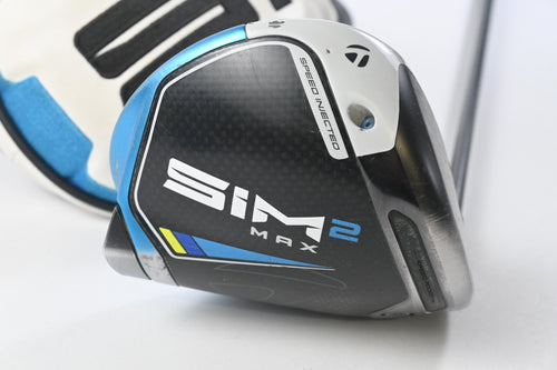 TaylorMade SIM2 Max Driver / 9 Degree / Stiff Flex HZRDUS Smoke Grey 70 Shaft
