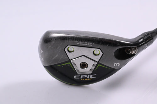Callaway Epic Flash #3 Hybrid / 18 Degree / Stiff Flex Tensei AV Silver 70 Shaft