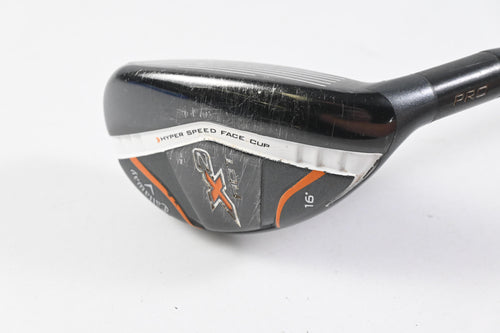 Callaway X2 Hot #2 Hybrid / 16 Degree / Stiff Flex Aldila Tour Green ATX 75