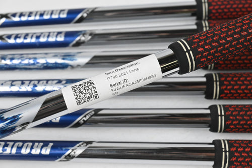 Taylormade P790 2021 Irons / 4-PW / X-Flex Project X Rifle Shafts