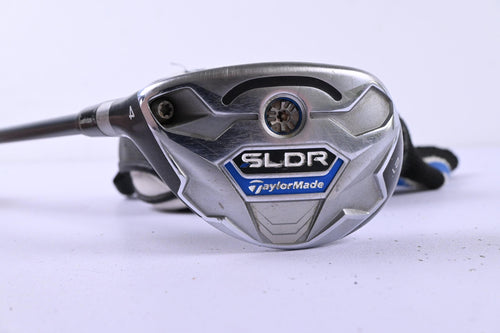 Left Hand Taylormade SLDR #4 Hybrid / 21 Degree / Stiff Flex Speeder 82 Shaft