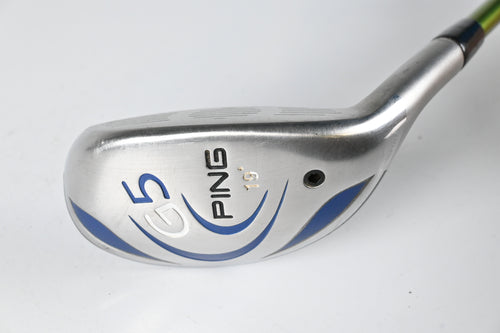 Ping G5 #3 Hybrid / 19 Degree / Stiff Flex Aldila NV Green 85 Shaft
