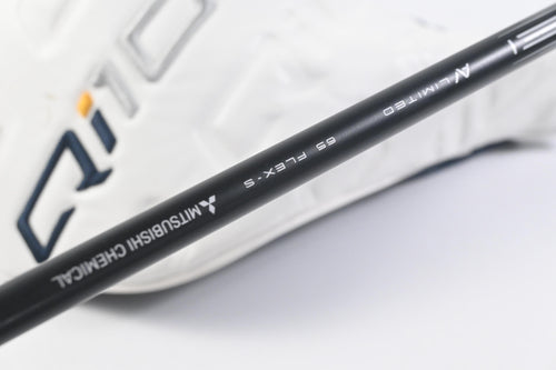 Left Hand Taylormade Qi10 LS Driver / 9 Degree / Stiff Flex Tensei AV Limited 65