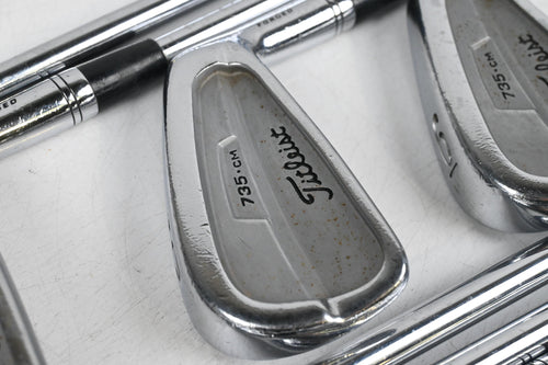 Titleist 735.CM Irons / 3-PW / Stiff Flex Dynamic Gold S400 Shafts