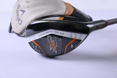 Callaway X2 Hot Pro #3 Hybrid / 18 Degree / Regular Flex Aldila Tour Green 75 Shaft