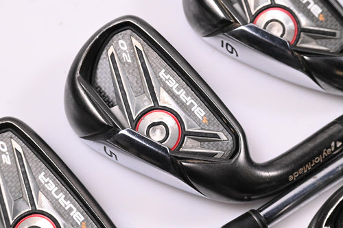 Left hand Taylormade Burner 2.0 Irons / 4-PW+GW / Regular Flex Taylormade 85