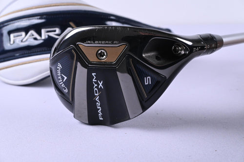 Callaway Paradym X #5 Hybrid / 24 Degree / Senior Flex Aldila Ascent 50 Shaft