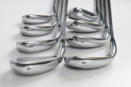 MacGregor M455 V-Foil Irons / 4-PW+SW / Stiff Flex Micro Steel 95 Shafts