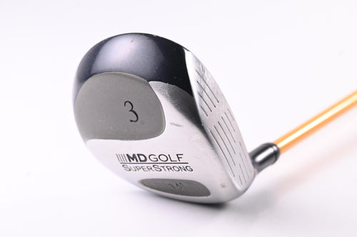 MD Golf Superstrong EQL #3 Wood / 15 Degree / Stiff Flex UST Proforce Gold Shaft