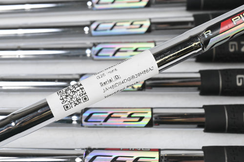 Ping G25 Irons / 5-PW+SW / Orange Dot / Regular Flex Ping CFS Shafts