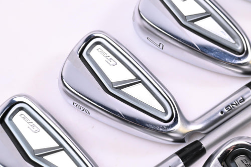 Left Hand Ping G730 Irons / 5-PW+GW+50 / Black Dot / Senior Flex Ping Alta Quick