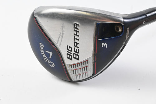Callaway Big Bertha 2014 #3 Wood / 15 Degree / Stiff Flex Fujikura Speeder