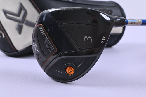 XXIO X Black #3 Wood / 15 Degree / Stiff Flex Miyazaki Mizu 6 Shaft