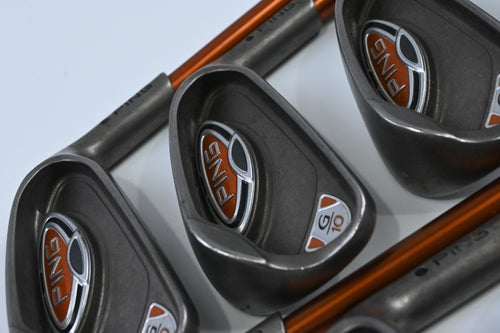 Ping G10 Irons / 4-PW+SW / Black Dot / Regular Flex Ping TFC 129 Shafts