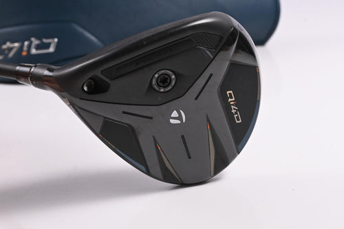 Left Hand Taylormade Qi4D #3 Wood / 15 Degree / Regular Flex REAX 55 Shaft