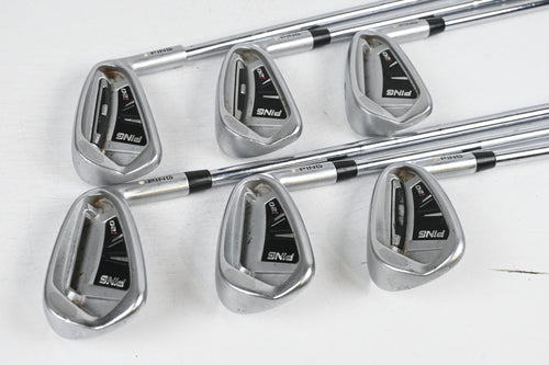 Ping i20 Irons / 5-PW / White Dot / Stiff Flex Steel Shafts