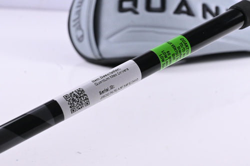 Callaway Quantum Max Driver / 10.5 Degree / Stiff Flex Fujikura Ventus Black 6