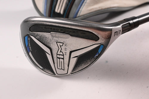 Taylormade SIM Max #3 Hybrid / 19 Degree / Stiff Flex HZRDUS Smoke Black 80