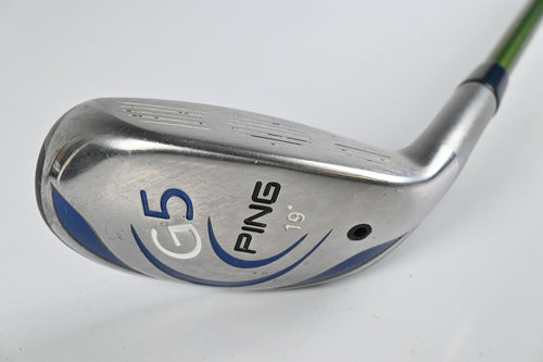Ping G5 #3 Hybrid / 19 Degree / Stiff Flex Aldila NV Green 85 Shaft
