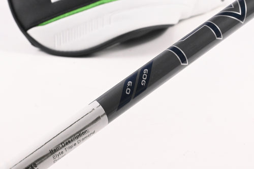 Callaway Elyte Triple Diamond Driver / 9 Degree / Stiff Flex Denali Charcoal 60