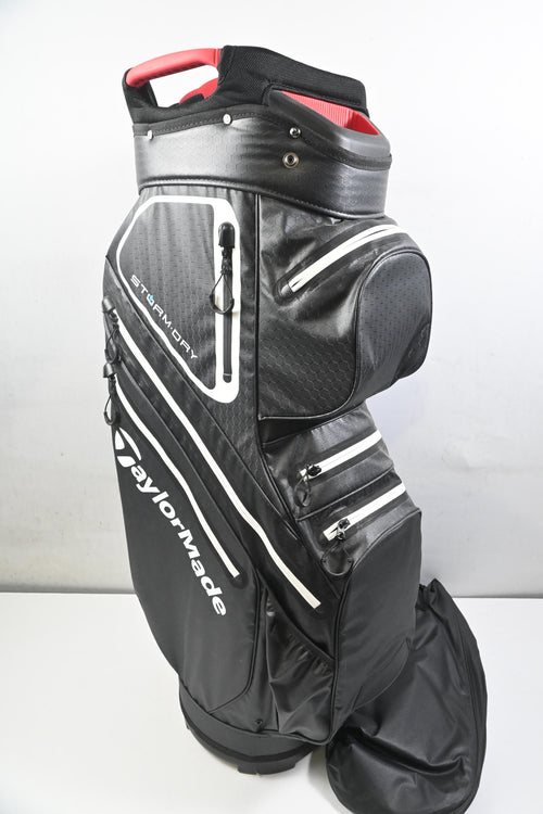 Taylormade Storm Dry Cart Bag / 14-Way Divider / Black, White