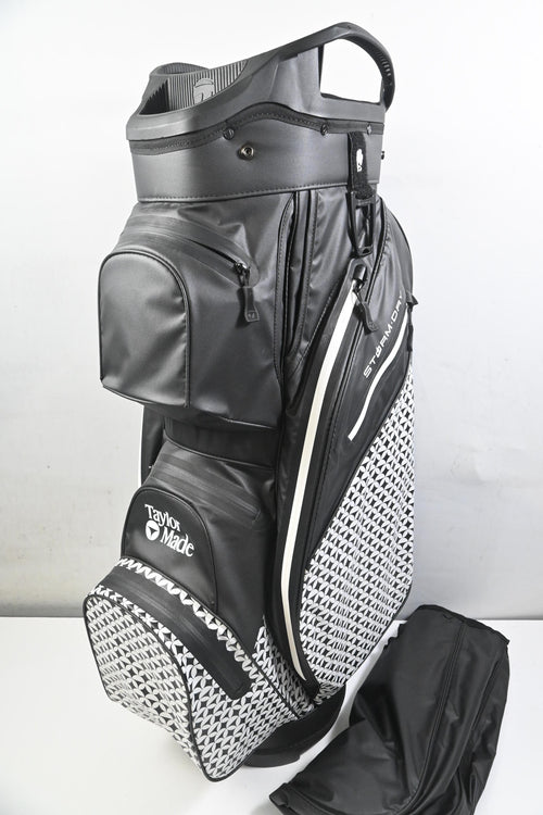 Taylormade Storm Dry Cart Bag / 14-Way Divider / Black, White