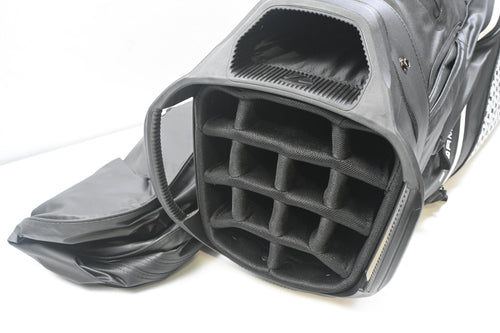 Taylormade Storm Dry Cart Bag / 14-Way Divider / Black, White