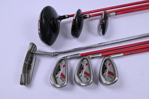 Junior Ping Moxie Package Set / Black Dot / Woods, Irons, Putter & Bag