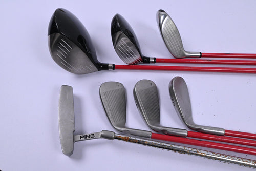 Junior Ping Moxie Package Set / Black Dot / Woods, Irons, Putter & Bag