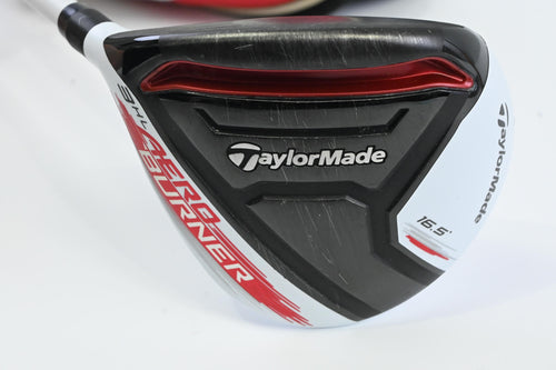 Left Hand Taylormade Aeroburner #3 Wood / 16.5 Degree / Stiff Flex Matrix 60