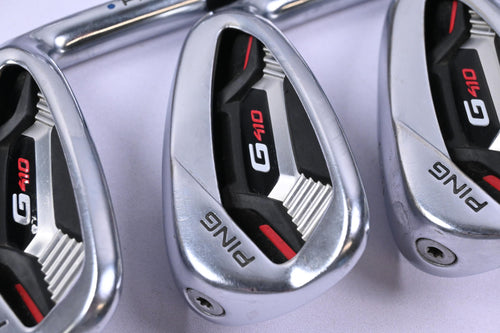 Ping G410 Irons / 5-PW+GW+SW / Blue Dot / Regular Flex Ping AWT 2.0 Shafts