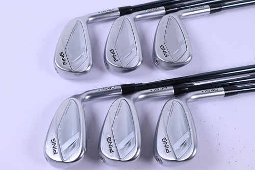 Ping i540 Irons / 6-PW+GW / Green Dot / Senior Flex Recoil Dart 65 Shafts