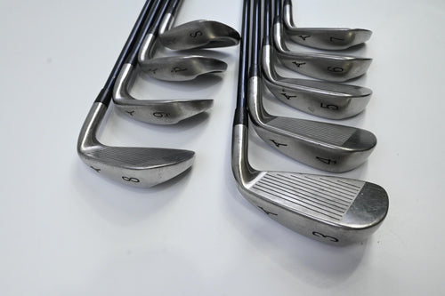 Left Hand Mizuno MX-19 Irons / 3-PW+SW / Regular Flex Mizuno Exsar IS2 Shafts