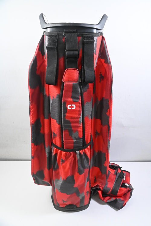 Ogio All Elements Silencer Cart Bag / 15-Way Divider / Red, Camo
