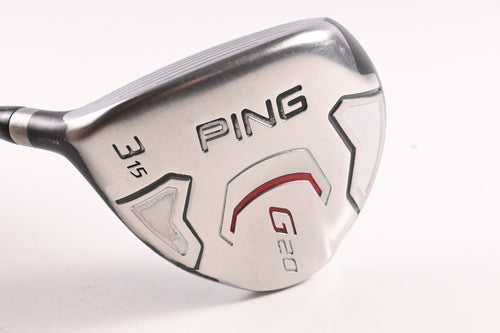 Left Hand Ping G20 #3 Wood / 16 Degree / Regular Flex Ping TFC 169 F Shaft