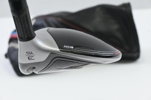 Taylormade M4 #3 Wood / 15 Degree / Stiff Flex Fujikura Atmos Red 6 Shaft